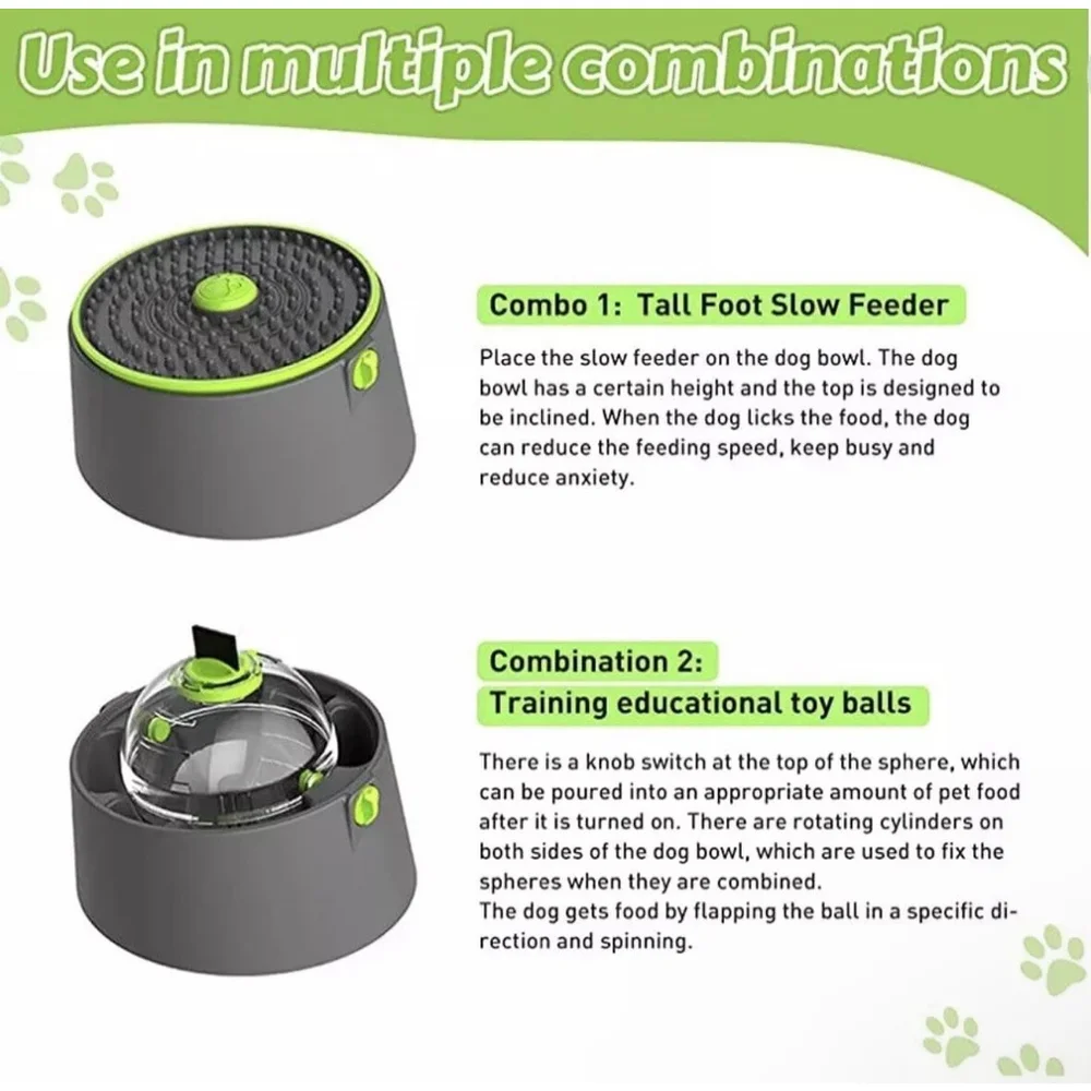 Multi Purpose Dog Feeder Toy For Slow Feeding Animal Training New NIB